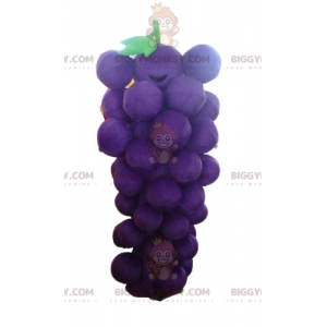 Purple and Green Giant Bunch of Grapes BIGGYMONKEY™ Mascot