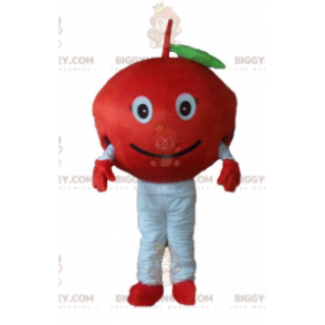 Fantasia de mascote BIGGYMONKEY™ de cereja vermelha e