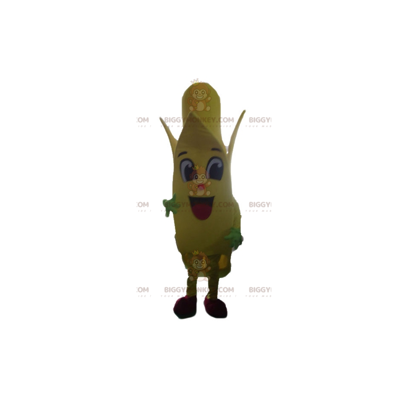 Giant Yellow Banana BIGGYMONKEY™ maskotkostyme - Frukt maskot - BIGGYMONKEY_03821 - BiggyMonkey.com