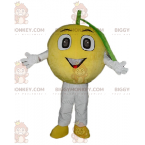 Simpatico costume da mascotte BIGGYMONKEY™ limone a tutto tondo