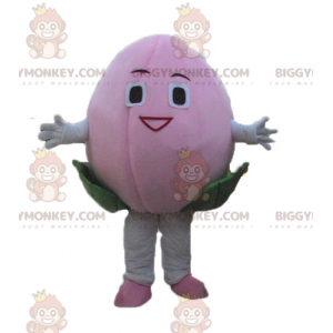 Reuze Lychee Bloem Roze Fruit BIGGYMONKEY™ Mascottekostuum -