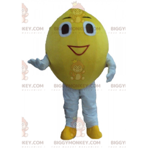Costume da mascotte gigante sorridente di limone BIGGYMONKEY™ -