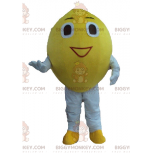 Costume de mascotte BIGGYMONKEY™ de citron jaune géant et