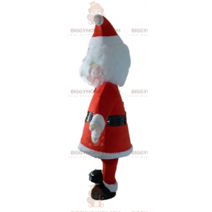 Jultomten BIGGYMONKEY™ Maskotdräkt Klädd i rött och vitt med