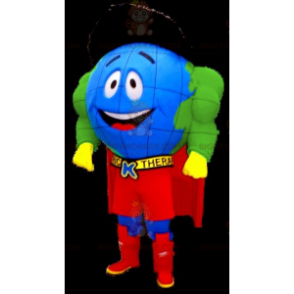 Superhero World Map BIGGYMONKEY™ Mascot Costume –