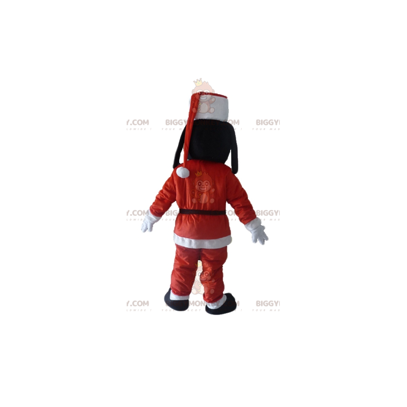 BIGGYMONKEY™ Hessu Friend Mickey Mascot -asu joulupukin asussa BIGGYMONKEY™ Hessu Friend Mickey Mascot -asu joulupukin asussa