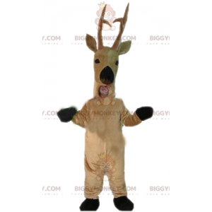 Disfraz de mascota BIGGYMONKEY™ de ciervo ciervo marrón -