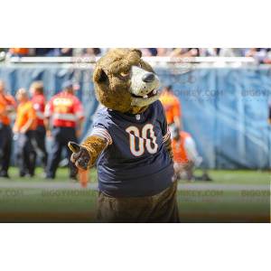 Costume da mascotte dell'orso bruno BIGGYMONKEY™ con camicia