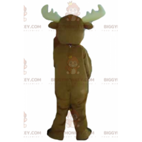 Very Cute and Awesome Brown Caribou Moose BIGGYMONKEY™ Mascot Costume - Deer and doe mascots - BiggyMonkey.com