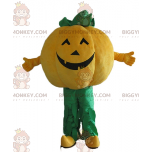 Costume da mascotte BIGGYMONKEY™ zucca gigante arancione e