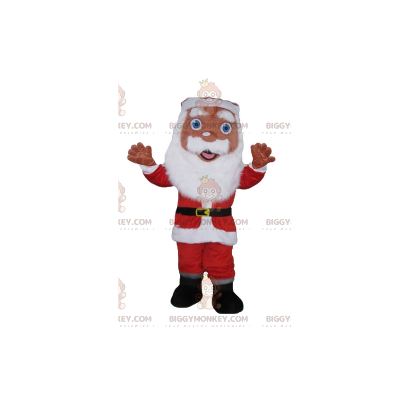 Costume da Babbo Natale BIGGYMONKEY™ per mascotte vestito di Costume da Babbo Natale BIGGYMONKEY™ per mascotte vestito di
