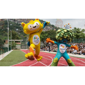 2 BIGGYMONKEY™s mascotte dei Giochi Olimpici di Rio 2016 -