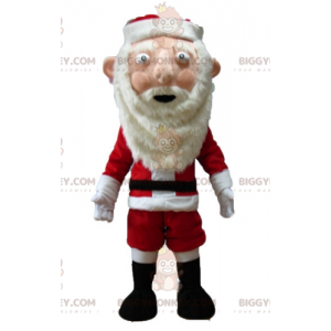 BIGGYMONKEY™ jultomtemaskotdräkt i traditionell röd och vit
