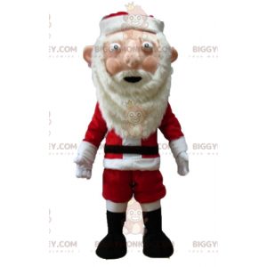 BIGGYMONKEY™ Weihnachtsmann-Maskottchen-Kostüm im
