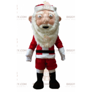 BIGGYMONKEY™ Kerstman-mascottekostuum in traditionele