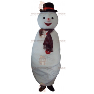 Giant White Snowman BIGGYMONKEY™ maskotkostyme - Menneskelige maskoter - BIGGYMONKEY_03880 - BiggyMonkey.com