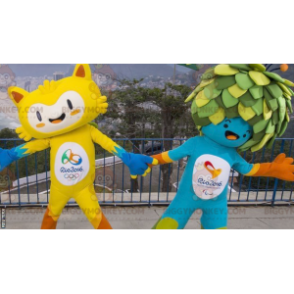2 BIGGYMONKEY™s Maskottchen der Olympischen Spiele 2016 in Rio