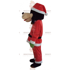 Κοστούμι μασκότ Goofy BIGGYMONKEY™ με στολή του Άγιου Βασίλη -