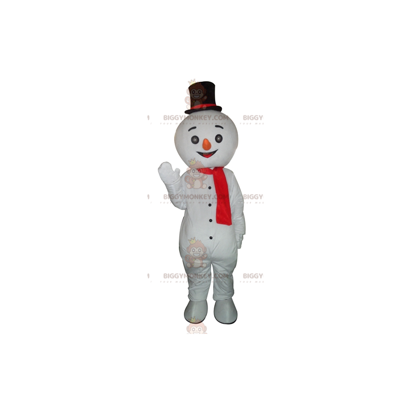 Disfraz de mascota gigante muñeco de nieve sonriente Disfraz de mascota gigante muñeco de nieve sonriente