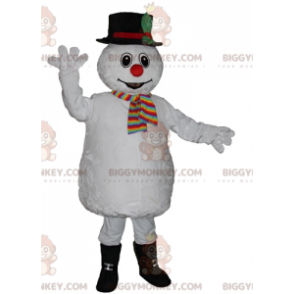 Värikäs ja söpö pehmeä lumiukko BIGGYMONKEY™ maskottiasu - Ihmisen maskotit - BIGGYMONKEY_03886 - BiggyMonkey.com