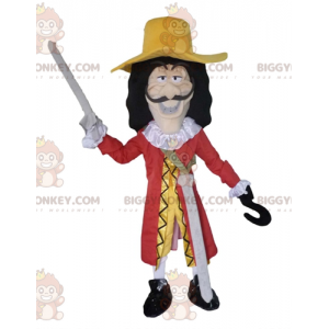 BIGGYMONKEY™-mascottekostuum van Captain Hook-schurkpersonage
