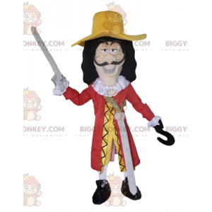 BIGGYMONKEY™ maskotkostume af Captain Hook-skurkekarakteren i