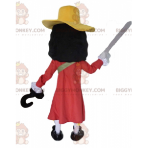 Traje de mascote BIGGYMONKEY™ do personagem vilão Capitão Gancho em Peter Pan - Mascotes pessoas famosas - BiggyMonkey.com