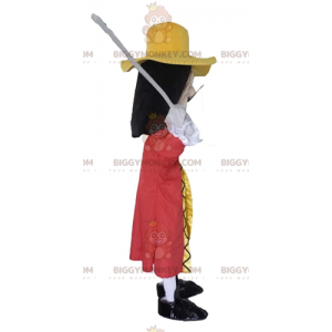 Traje de mascote BIGGYMONKEY™ do personagem vilão Capitão Gancho em Peter Pan - Mascotes pessoas famosas - BiggyMonkey.com