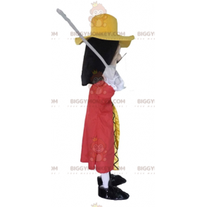 BIGGYMONKEY™ Maskottchenkostüm der Bösewichtfigur Captain Hook
