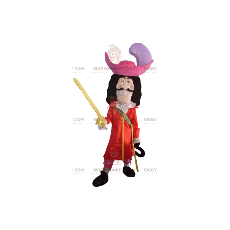 Costume de mascotte BIGGYMONKEY™ de Capitaine Crochet méchant
