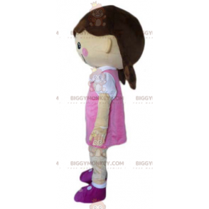 BIGGYMONKEY™ Costume da mascotte Ragazza civettuola vestita con
