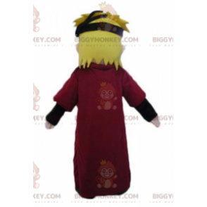 Manga Character Samurai Blonde Boy BIGGYMONKEY™ Mascot Costume