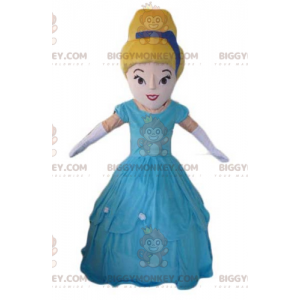 Costume de mascotte BIGGYMONKEY™ de princesse de la Belle au