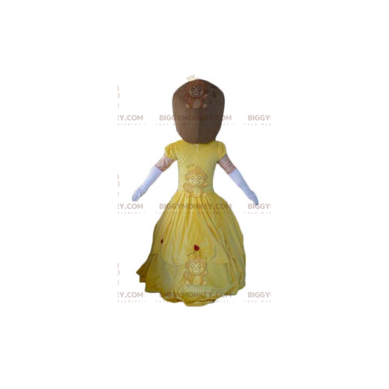 BIGGYMONKEY™ Mascot Costume Woman Princess In Yellow Dress – BIGGYMONKEY™ Mascot Costume Woman Princess In Yellow Dress –