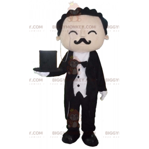Well Dressed Butler Butler BIGGYMONKEY™ Mascot Costume -