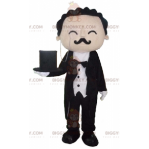 Välklädd Butler Butler BIGGYMONKEY™ maskotdräkt - Oklassificerade maskot - BIGGYMONKEY_03913 - BiggyMonkey.com