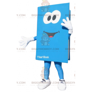 Giant Blue Book BIGGYMONKEY™ Maskottchenkostüm - Maskottchen von Objekten - BIGGYMONKEY_056 - BiggyMonkey.com