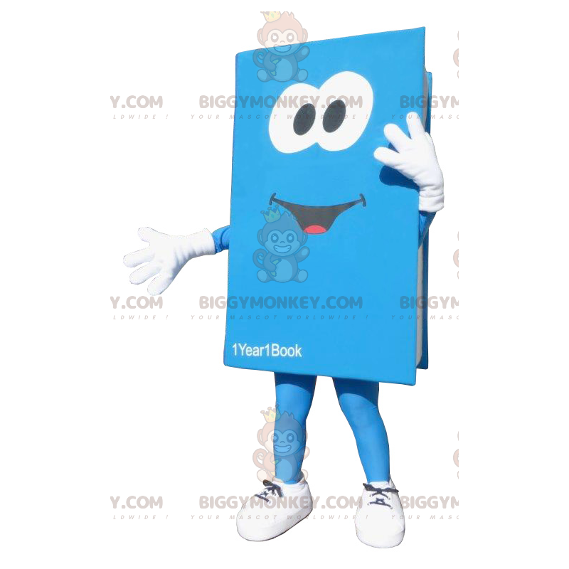 Στολή μασκότ Giant Blue Book BIGGYMONKEY™ - Μασκότ αντικειμένων - BIGGYMONKEY_056 - BiggyMonkey.com