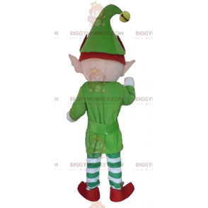 Στολή μασκότ Elf Leprechaun BIGGYMONKEY™ ντυμένη σε πράσινο λευκό και κόκκινο - Μη ταξινομημένες μασκότ - BiggyMonkey.com