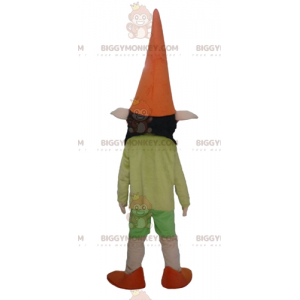 Very Smiling Pointy Eared Elf Pixie Mascot Costume BIGGYMONKEY™