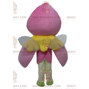 BIGGYMONKEY™ Costume da mascotte Ragazza bionda con ali -