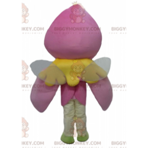 BIGGYMONKEY™ maskotkostume Blond pige med små vinger - Drenge og piger maskoter - BIGGYMONKEY_03930 - BiggyMonkey.com