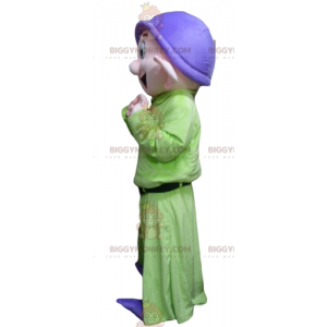 Costume de mascotte BIGGYMONKEY™ de Simplet nain de Blanche