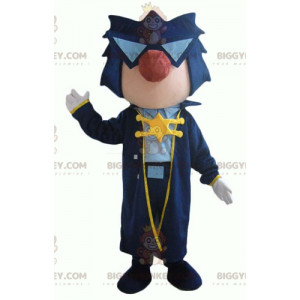 Rockstjärnemusiker BIGGYMONKEY™ Maskotdräkt med lång kappa -
