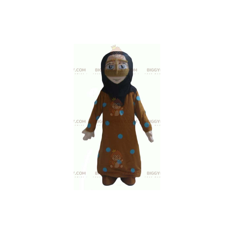Disfraz de mascota oriental BIGGYMONKEY™ de mujer con velo Disfraz de mascota oriental BIGGYMONKEY™ de mujer con velo