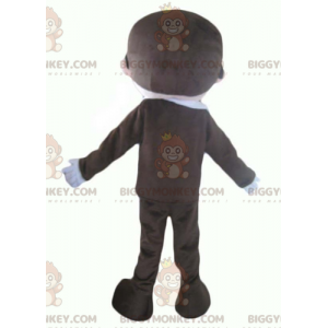 BIGGYMONKEY™ Mascot Costume Mustache Businessman Suit & Tie -
