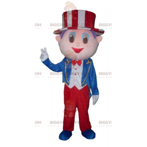 Showman BIGGYMONKEY™ Mascot Costume with Suit and Hat -