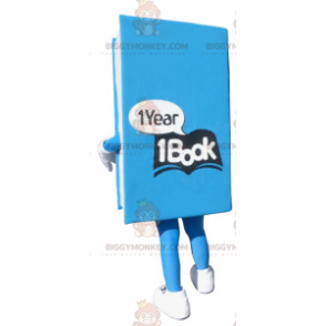 Kostým maskota Giant Blue Book BIGGYMONKEY™ - Maskoti předmětů - BIGGYMONKEY_056 - BiggyMonkey.com