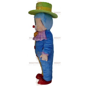 Soft and Cute Multicolor Clown BIGGYMONKEY™ Mascot Costume -