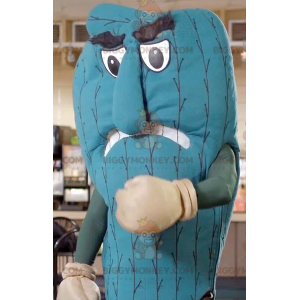 BIGGYMONKEY™ Costume da mascotte per sacco da boxe cactus blu